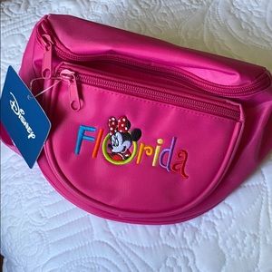 Vintage Disney Pink Florida Minnie Fanny Pack
